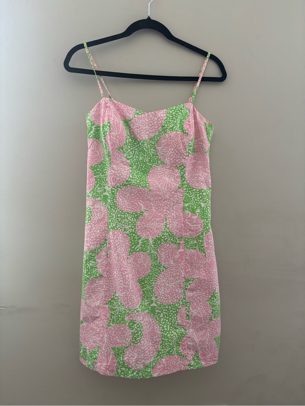 Lilly Pulitzer Women Pink & Green Floral/Beachy Sundress Size 6